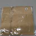 2 Pairs Sheer Compression Socks for Women - 15-20 mmHg Knee High Sheer Compression Stockings for Support Circulation Swelling Edema Work Office Travel, Beige, Large