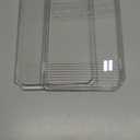 Backerysupply Clear Plastic Drawer Organizer Tray for Vanity Cabinet (12"×6"×3" Set of 8) For Office Bathroom Makeup Drawers 