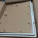 Upsimples 16x20 Picture Frame, Display Pictures 11x14 with Mat or 16 x 20 Without, Wall Hanging Poster Frame, White, 1 Pack