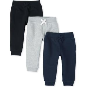 The Children's Place Baby Boys' Active Fleece Jogger Pants 5T US