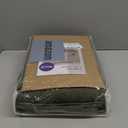 MIULEE Light Olive Green Linen Curtains 90 Inch Long 2 Panels for Bedroom Living Room, Soft Linen Textured Natural Window Drapes Semi Sheer Light Filtering Back Tab Rod Pocket Burlap Look Decor