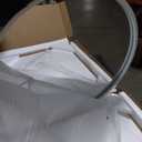 sawsile 18 Inch Round Wall Circle Mirror,Large White Metal Framed Wall-Mounted Hanging Mirror for for Bathroom Decor,Vanity Bedroom, Living Room, Entryway