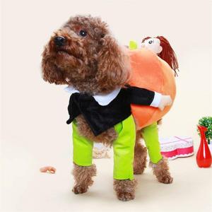 BlueSpace Pet Costume Dog Cat Pumpkin Pets Suit Halloween Costumes Pets Clothing for Small Dogs and Cats, Perfect for Halloween Christmas and Theme Party, S