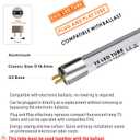 IHYCTV F13T5WW LED Fluorescent Replacement Tube, 7W T5 LED Tube for EVG, G5 13W F13T5 Fluorescent Bulbs 21 inch Equivalent, 910lm, 3000K, 830, Warm White Light, 140 Degrees, Pack 1