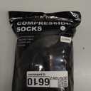 Compression Pantyhose for Women & Men, 2 Pairs 15-20mmHg Medical Graduated Compression Stockings Leggings (3X-Large, Open Toe/Black*beige/2 Pair)