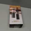 Electric Salt and Pepper Grinder Set - Rechargeable Automatic Salt and Pepper Shakers, Kitchen Appliances with External Adjustable Coarseness, Larger Hopper for Cooking, Home Gifts(2 Pack,Black/Black)