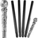 Spooktacular Creations Walking Cane Costume, Vintage Staff Prop Stick Accessories for Dress Canes, Party Costume for Adults and Kids (Black)