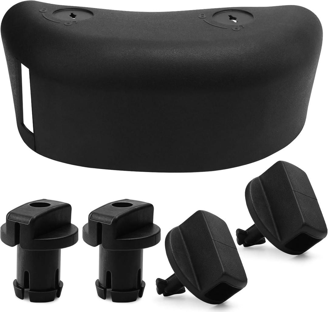 591646 Cover Air Cleaner compatible with Briggs & Stratton lawn mower models 215802-0005-F1 215802-0015-G1 and More (black)