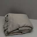 LORDTEX Waterproof Indoor/Outdoor Curtains for Patio - Thermal Insulated, Sun Blocking Detachable Sticky Tab Top Blackout Curtains for Bedroom, Porch, Pergola, 100 x 84 inch, 2 Panels, Veridian Grey