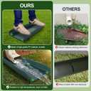 Gutter Downspout Splash Block,16.3"Drain Gutter Guard Diverter,Gutter Downspout Extensions for Water Drainage, Fixable Down Spout Drain Trays,Drainage to Protect House Foundations (2PC Green)
