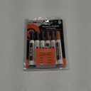 Ram-Pro Furniture Markers Touch Up Repair System - 12Pc Scratch Restore Kit - 6 Felt Tip Wood Markers, 6 Wax Stick Crayons | Colors: Maple, Oak, Cherry, Walnut, Mahogany, Black