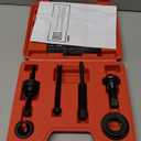 Orion Motor Tech Power Steering Pump Pulley Puller Installer Tool Set, Pump Pulley Remover Installer Tools Compatible with Ford, GM, and Chrysler (Red)