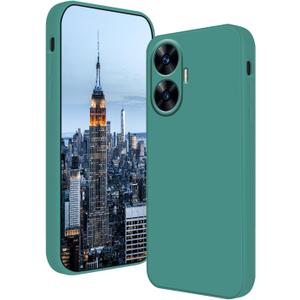 Compatible with Realme C55 Case Silicone Liquid Dark Green, Soft Smooth Touch for Realme C55 Phone Case Silicone Shockproof Thin Cover (Dark Green) Compatible with Realme C55 Case Silicone Liquid Dark Green, Soft Smooth Touch for Realme C55 Phone Case Silicone Shockproof Thin Cover (Dark Green)