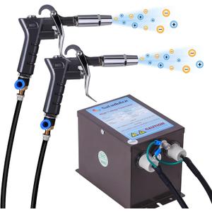 Anti Static Guns 4.6KV Ionizing Air Guns for Industrial Electrostatic Elimination (110V)