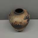 Rustic Vase for Flowers, 8.9'' Brown Farmhouse Ceramic Vases for Home Decor, Minimalist Decorative Vase for Living Room, Entryway, Shelf, Premium Pottery Clay Table Centerpiece Decor. (Small)