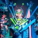 2 Pairs Alien Headband and Glasses, Alien Antenna Headband for Adult Women Space Theme Costume for Halloween Dress Up