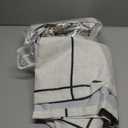 MYSKY HOME 100% Blackout Plaid Linen Curtains 63 Inches Long Double Layer Farmhouse Thermal Insulated Checkered Print Drapes with Rod Pocket Back Tab for Bedroom Living Room, 2 Panels, 52"Wide, Black