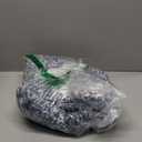 Yimobra Bathroom Rug Set 2 Piece, Soft Absorbent Microfiber Bath Mat Set, Non Slip Machine Washable Dry, Plush Shaggy Shower Rugs for Bathroom Floor, 32"x20"+24"x17", Denim Blue and White