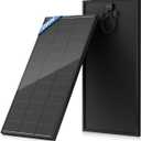 200 Watt Solar Panel 18BB, 25% High Efficiency, N-Type 12V 200W Solar Panel, Monocrystalline PV Modules, for Rooftop, RV, Farm, Trailer, Marine, Home Off-Grid System