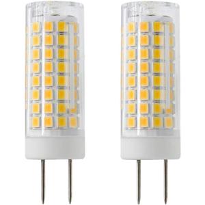 LED GY8.6 Bulb, 7W T4 G8 LED Bulb, 75W Halogen Bulb Replacement, GY8.6 Bi-pin Base Light Bulb, AC120V for Under Counter Kitchen Lighting, Light Fitting, 2-Pack (Warm White 3000k) LED GY8.6 Bulb, 7W T4 G8 LED Bulb, 75W Halogen Bulb Replacement, GY8.6 Bi-pin Base Light Bulb, AC120V for Under Counter Kitchen Lighting, Light Fitting, 2-Pack (Warm White 3000k)