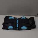 Back Brace for Lower Back Pain Relief, Lightweight Back Support Brace for Men Women, Breathable Lumbar Support Pad, for Herniated Disc, Sciatica Scoliosis, Blue Size XXL