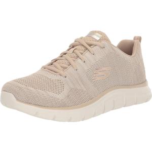 Skechers Sport Women's Womens Track (6.5, Taupe/Pink=tppk)