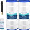 TidyMister C1750 Pool Filter Cartridge Replacement, Compatible with Hayward C1750, CX1750RE, Pleatco PA175, Unicel C-8417, Filbur FC-1294, 817-0175P, 175 sq.ft, 28 3/16" x 8 15/16", 2 Pack