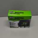 Slime 40088 Tire Inflator, Portable Car Air Compressor, Inflate Right automatic shut off, with Digital 99 psi Display, Long Hose and LED Light, 12V, 6 min inflation (Compact)