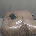 Donut Dog Bed - Premium Comfort for Anxiety Relief - Fluffy & Calming Design with Ultra-Plush Support | Cozy Round Dog Bed with Super Soft Circle Style (Size M Camel)