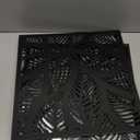 2-pack 13 Inches Square Metal Plant Caddy with Wheels Heavy Duty Large Rolling Plant Stand Indoor Outdoor Wheeled Planter Dolly Cart with Lockable Casters Flower Pot Mover Roller Trolley, Black