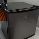 Midea MERM17B0ASL 1.7 Cu Ft Mini Fridge, Compact Refrigerator with Adjustable Thermostat, Reversible Door, Low Noise, Energy Efficient, Ideal for Dorm, Office, Bedroom, Steel Gray