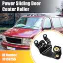 X AUTOHAUX Sliding Door Roller Center Roller for Chevy Astro for GMC Safari 1997-2005 4.3L VAN Middle Center Sliding Door Roller Hinge Assy 15150255 Black