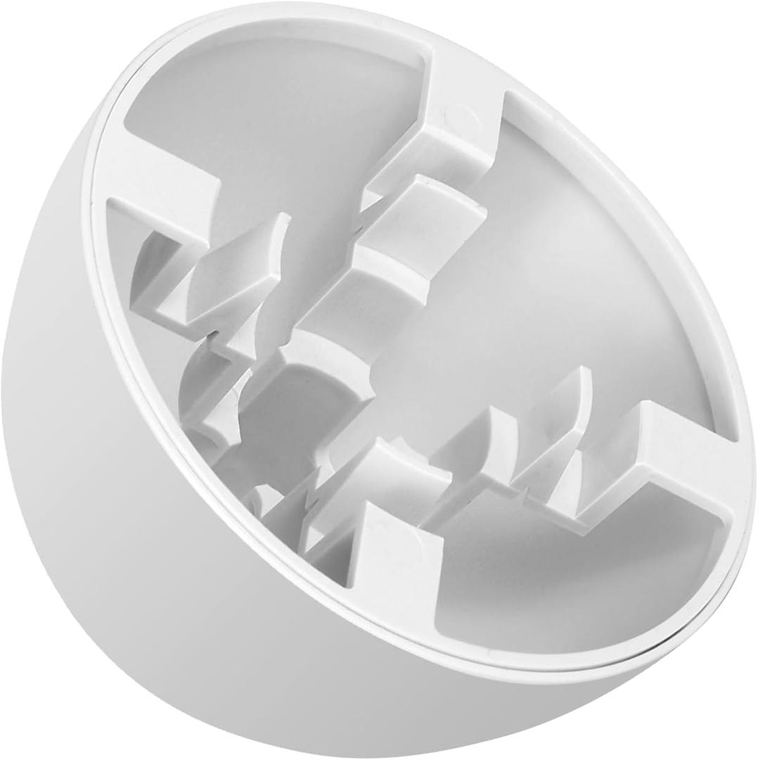 Pvc Vent Cap for Furnace Flue Vents Pipe,Furnace Exhaust Vent Cover Fits for 1.5" 2" 3"inch Pipes and Keep Small Animals and Rain Out of Rooftop Exterior Vents Outlets,White Hemispherical(1 PCS)