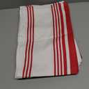 Urban Villa Kitchen Towels 100% Cotton Dish Towels for Kitchen (Set of 6) 20x30 Dish Cloths Highly Absorbent Kitchen Linen Set with Hanging Loop Perfect for Drying Dishes Cleaning Towels-Red White