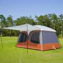 Vidalido Tents3-4 Person Camping Tent with Extended VestibuleWeather Resistant Family Tents with Breathable Mesh WindowsEasy Install Waterproof Outdoor Tent for Backpacking and Camping Hiking