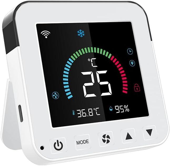 Smart Air Conditioner Controller, WenzhiIoT WiFi Thermostat for Mini-Split,Window,Portable AC Tuya Smart Life Wireless Remote Compatible with Alexa Google Home