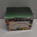 KNONEW 99ft 1216 LED Christmas Lights Outdoor Decorations with 228 Drops, 8 Modes Curtain Fairy Light, Clear Wire LED String Light Decor for Wedding Party Christmas (Red and Green)