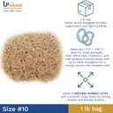 Upgrade Office Supply Rubber Bands Small, Size 10 (1-1/4 x 1/6 in), 3700 Bands, 1 lb Bag, 2 Pack, USA