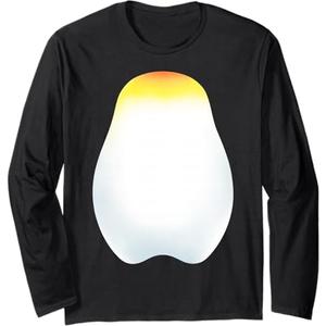 Penguin Shirt Adult Men Women Kids Penguin Belly Costume Long Sleeve TShirt, XL