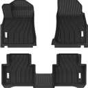 3W Floor Mats Fit Porsche Cayenne 2019-2025 2026 (5 PCS), TPE All Weather Custom Fit Floor Liner for Porsche Cayenne 1st and 2nd Row 5 PCS Car Mats, Black