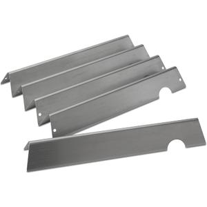 Weber Flav Bars Set (5) Stainless Steel 3 Burner Fits Genesis, Genesis II (2016+) & Genesis (2022+) 300 Series, Even Heat & Burner Protection & Enhances Smoky Flavor
