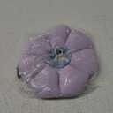 Cat Cone Collar,Cute Waterproof Cat Recovery Collar,Anti-Bite Lick Wound Healing Safety Elizabethan e Collar for Cats,Purple Flower All-Season Style