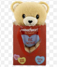 Little Teddy Bear With Blue Heart Sweethearts Original