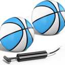 Uladis 2 Pack Pool Basketball - Choose Between Size 3 and Size 6, Waterproof Ball with Anti-Slip Grip, Sturdy for Swimming Pool Basketball Hoops & Games