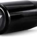 Mishimoto MMSK-BK Weighted Shift Knob, with 3 Thread Pitch Inserts to Fit Various Vehicle Models, Black Steel