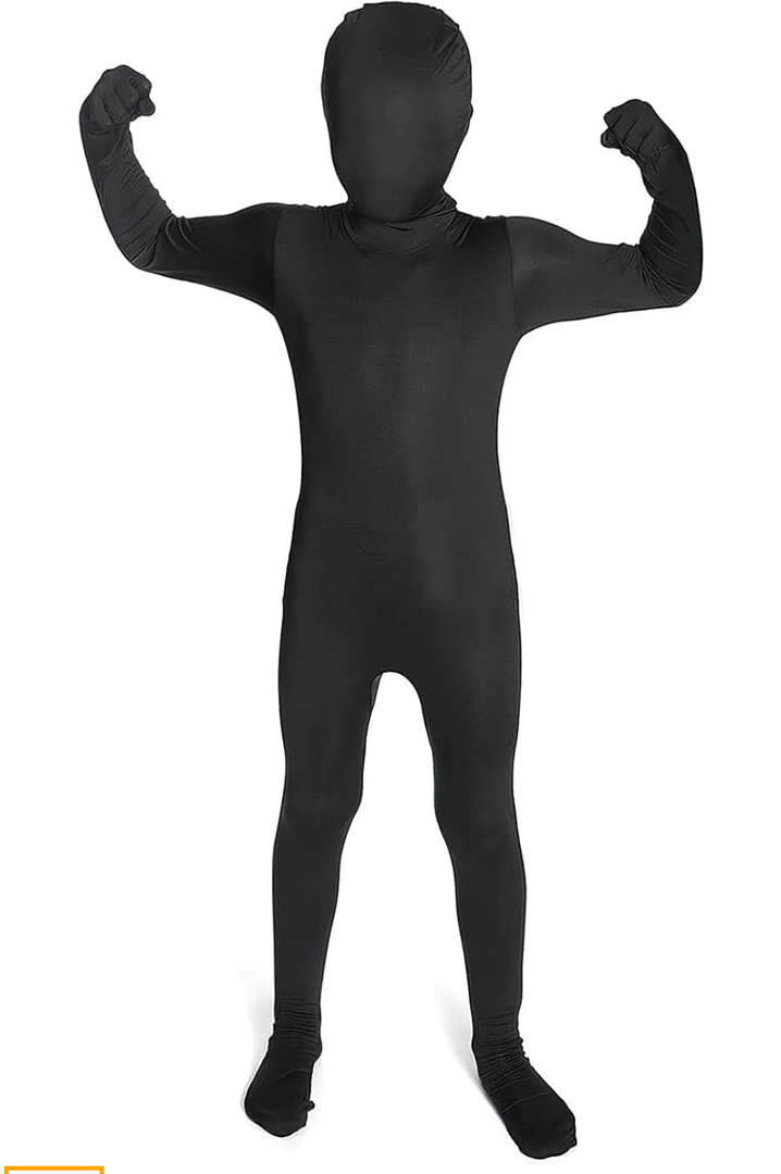 Morphsuits Kids Bodysuit Full Body Suit Halloween Costume, Skin Suit For Boys, L