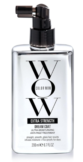COLOR WOW Extra Strength Dream Coat – Powerful ultra moisturizing, anti humidity treatment for extremely frizz prone hair, glassy smooth, straight + resistant styles up to 34 washes