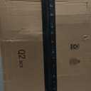 Office Chair for Long Hours & Back Pain Relief  4" Thick Molded Foam Cushion, Padded Lumbar Support and Flip-up Armrests, Ideal for Office or Study, Light Gray