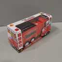 Ynanimery Large Fire Trucks for Toddlers 3-5, Toy Trucks for Toddlers Boys 3 4 5 Birthday Gifts, Kids' Play Truck with 4D Lights & Real Firetruck Siren Sound - Automatic Bump Go Technology