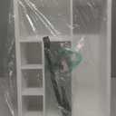 Paper Plate Dispenser and Holder for Kitchen Counter, Wood Rustic Silverware Utensil Caddy, Cutlery Flatware Organizer Box for Cups Spoons Forks Napkins, Kitchen Accessories